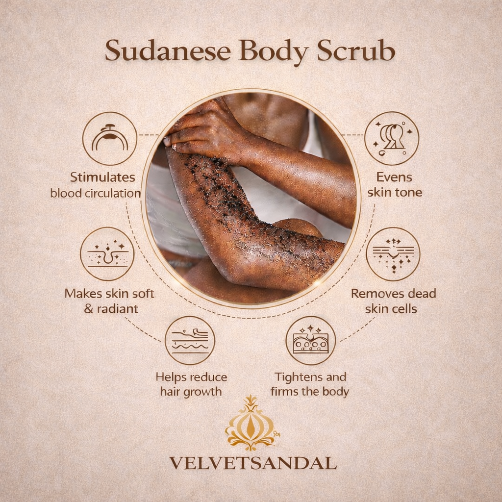 Sudanese Dilka - Body Scrub