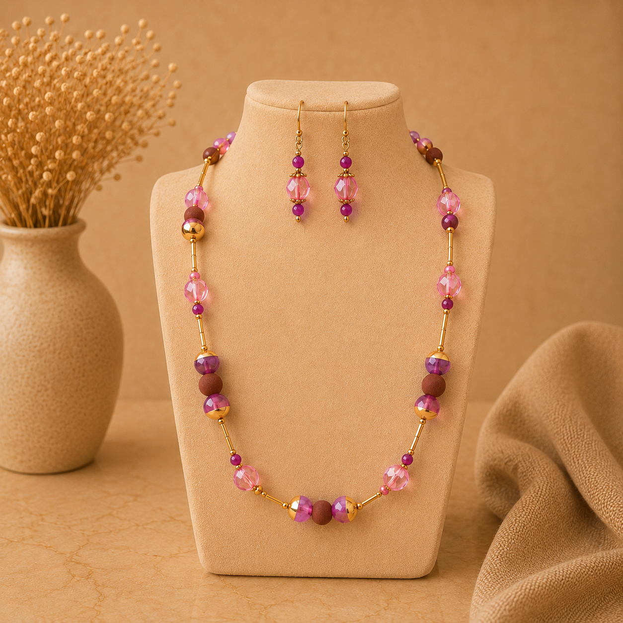 Mahlab Necklace Set