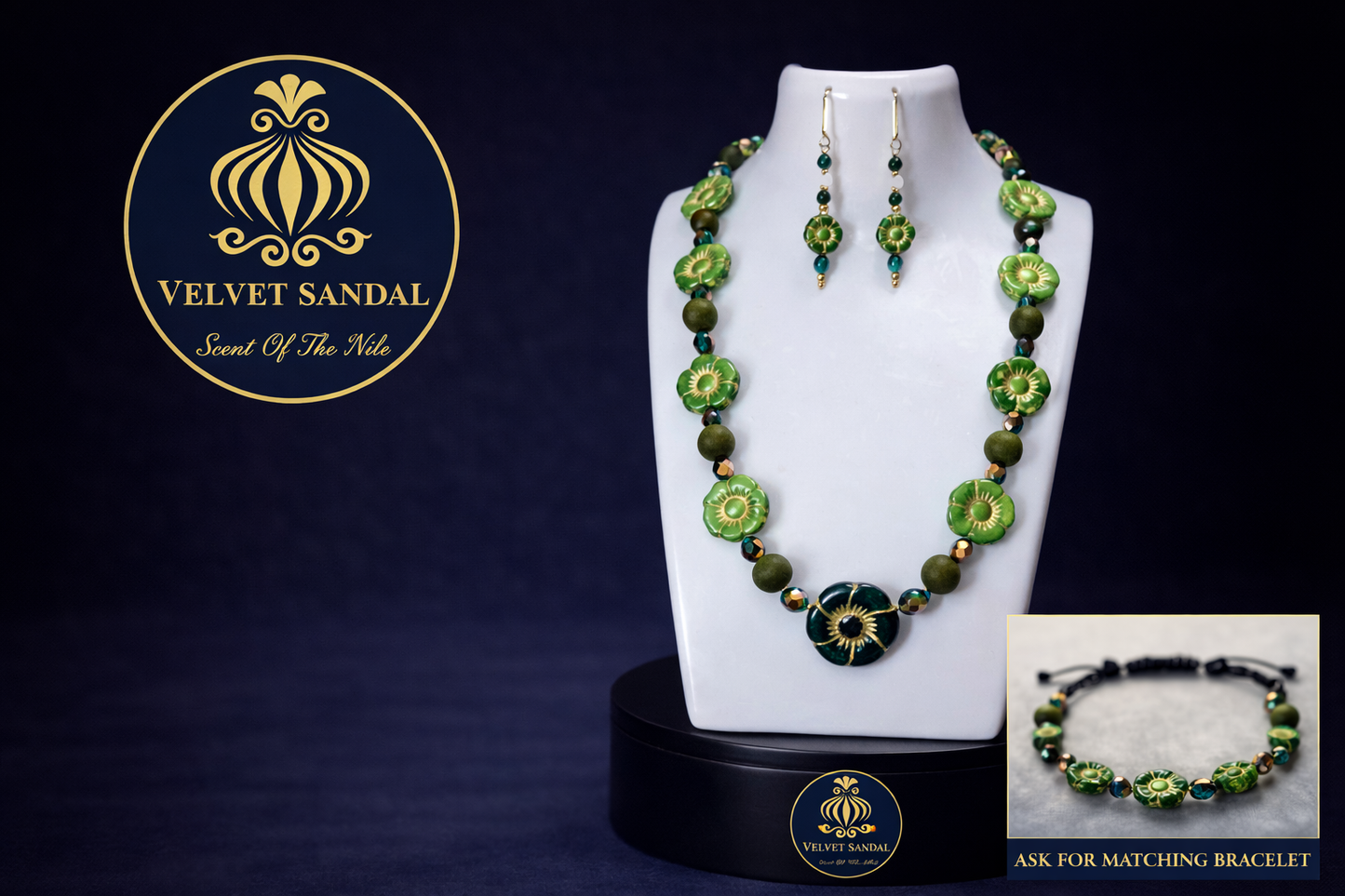 Mahlab Necklace Set