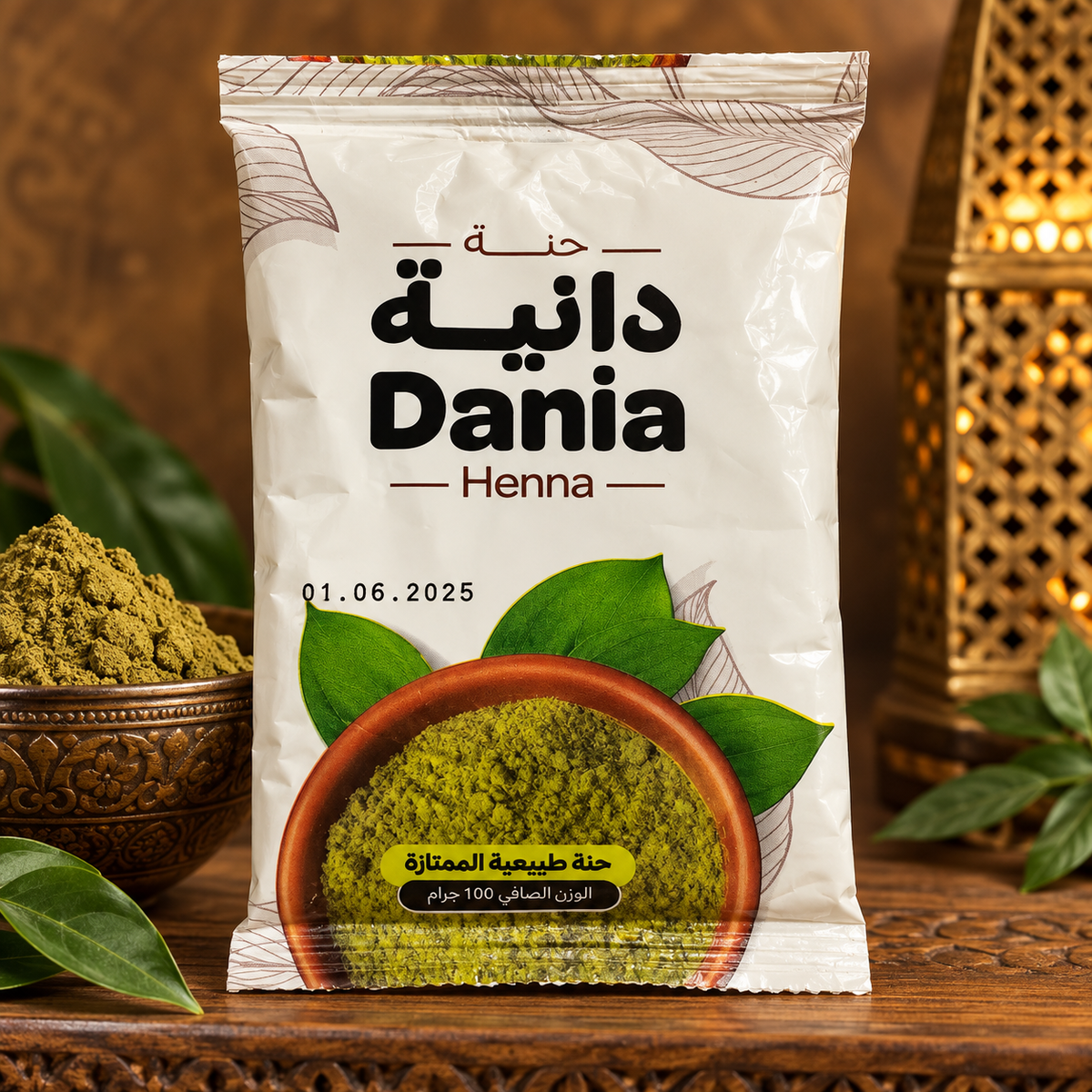 Dania Henna Powder – 100g | Traditional Henna